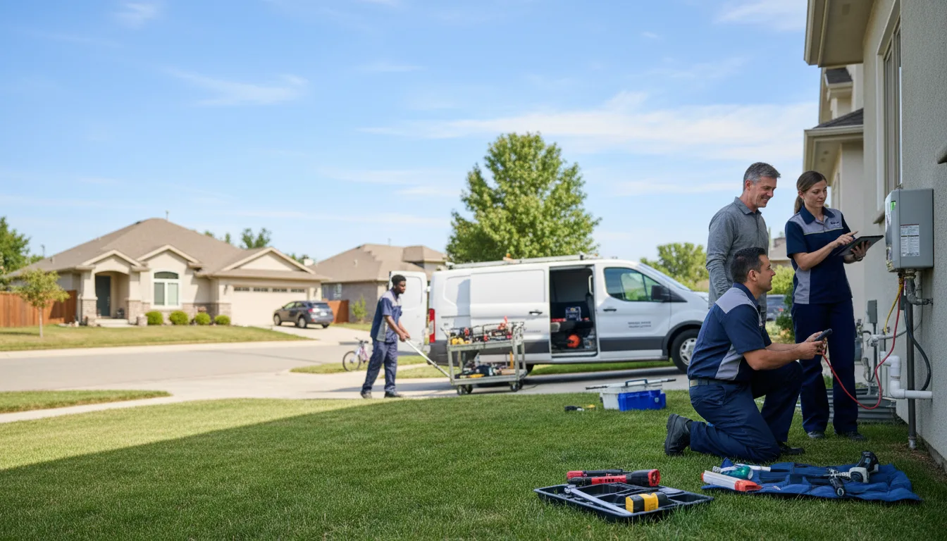 Tankless water heater service in Amistad, NM